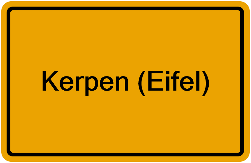 Handelsregisterauszug Kerpen (Eifel)